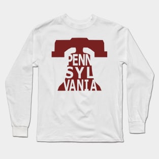 Pennsylvania, liberty bell Long Sleeve T-Shirt